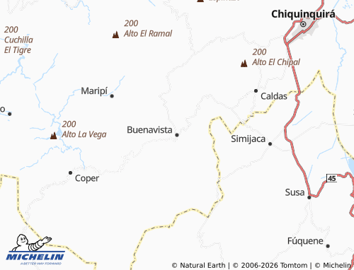 Carte MICHELIN Buenavista - ViaMichelin