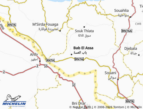 Carte MICHELIN Bab El Assa - ViaMichelin