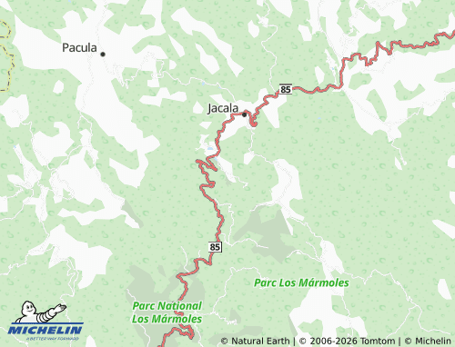 Mappa MICHELIN Agua Fría Chica - ViaMichelin