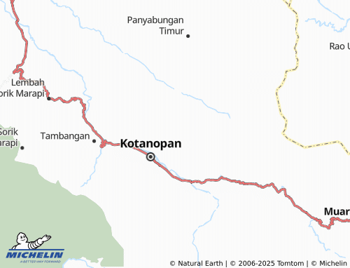 MICHELIN Gunung Tua Sm map - ViaMichelin