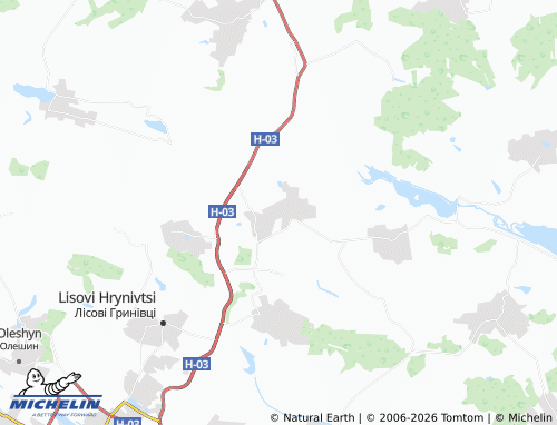 Carte MICHELIN Pechesky - ViaMichelin
