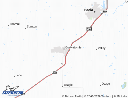 Mappa MICHELIN Osawatomie - ViaMichelin