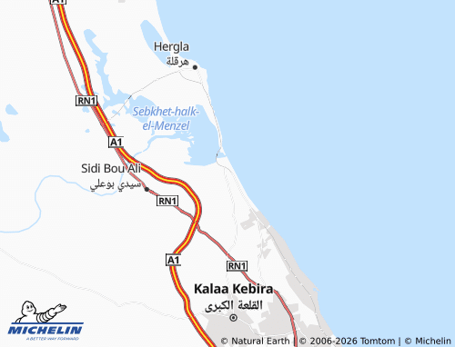 MICHELIN Shat Maryam map - ViaMichelin