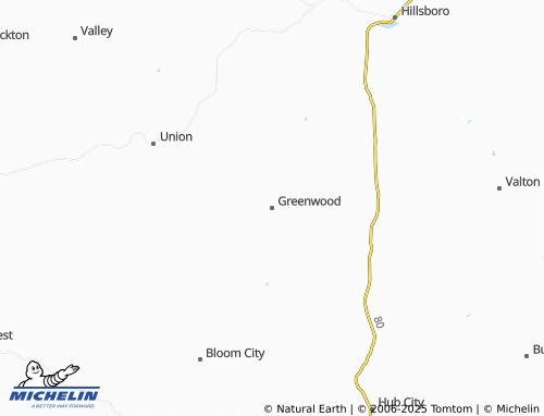 MICHELIN Greenwood map - ViaMichelin