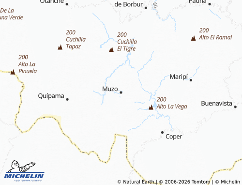 Mappa MICHELIN Muzo - ViaMichelin