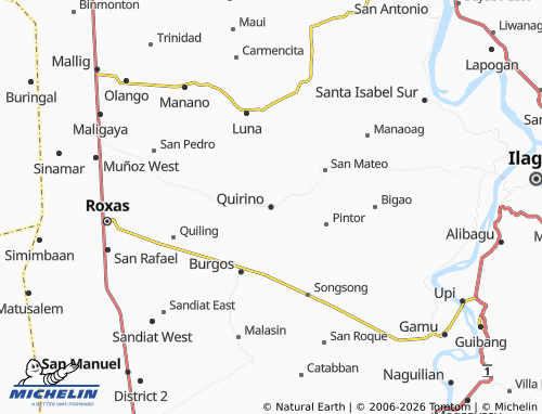 MICHELIN Quirino map - ViaMichelin