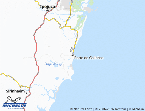 Mapa MICHELIN Porto de Galinhas - ViaMichelin