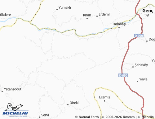 Mappa MICHELIN Güzeldere - ViaMichelin