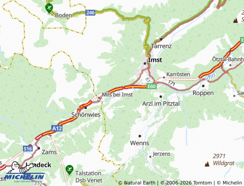 MICHELIN Imsterau map - ViaMichelin