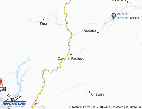 MICHELIN Coronel Pacheco map - ViaMichelin