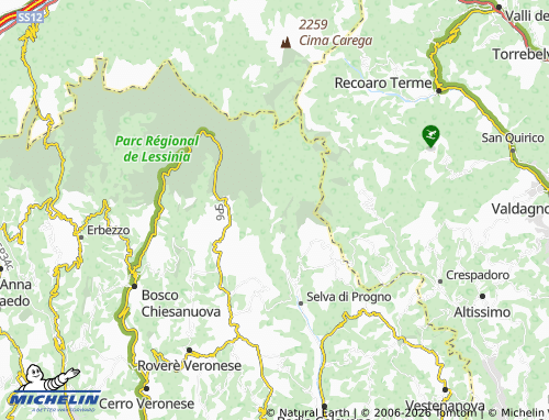 Mappa MICHELIN Giazza - ViaMichelin