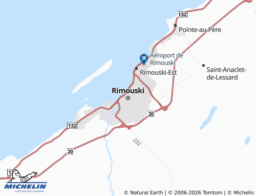 Mappa MICHELIN Rimouski - ViaMichelin
