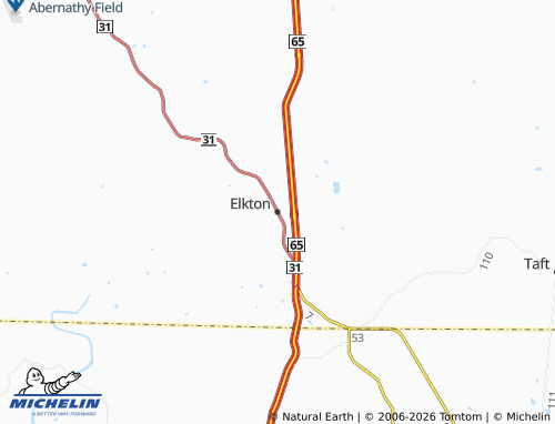 Mapa MICHELIN Elkton - ViaMichelin