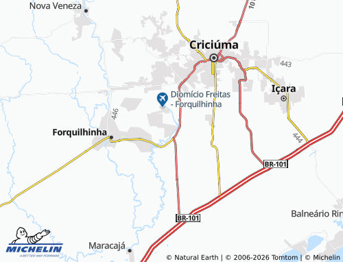 Mapa MICHELIN Cidade Alta - ViaMichelin