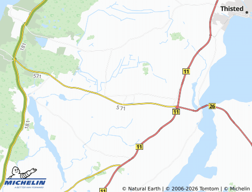 Kaart MICHELIN Snedsted - ViaMichelin