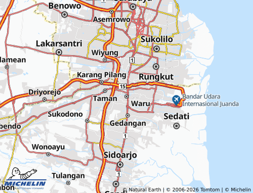 Carte MICHELIN Waru - ViaMichelin