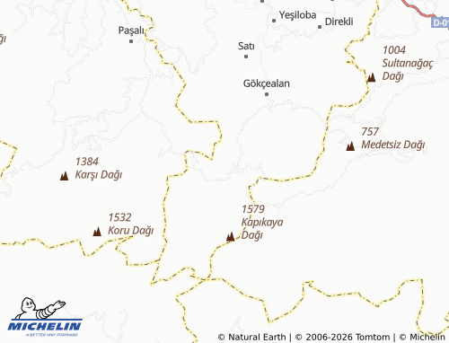 Mappa MICHELIN Çatakgeriş - ViaMichelin