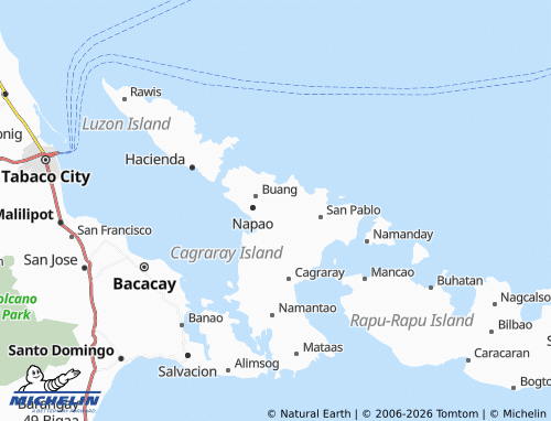 MICHELIN Vinisitahan-Basud map - ViaMichelin