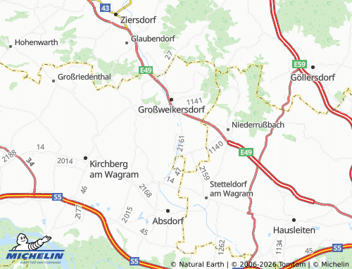 MICHELIN Großwiesendorf map - ViaMichelin