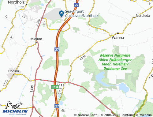 Carte MICHELIN Krempel - ViaMichelin