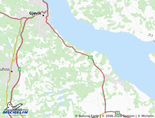 Mapa MICHELIN Nordlia - ViaMichelin