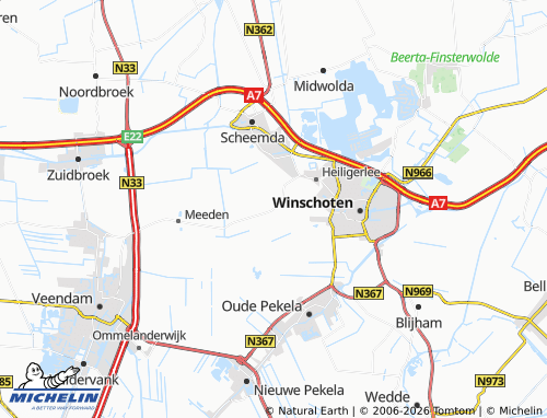 Mappa MICHELIN Westerlee - ViaMichelin