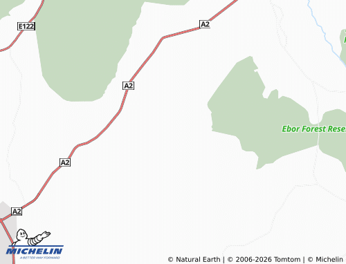 MICHELIN Obadan map - ViaMichelin