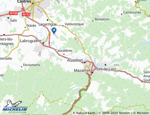 Carte MICHELIN La Condomine - ViaMichelin