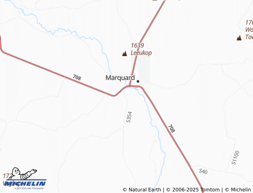 MICHELIN Moemaneng Extension 4 map - ViaMichelin