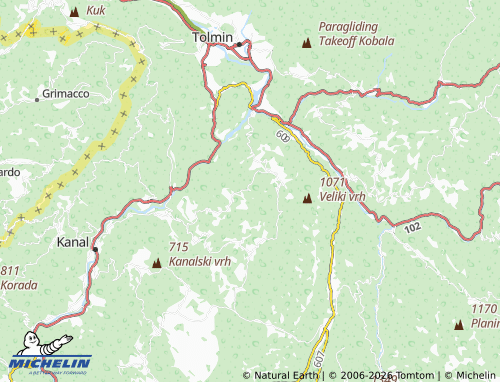 Mappa MICHELIN Dolgi Laz - ViaMichelin