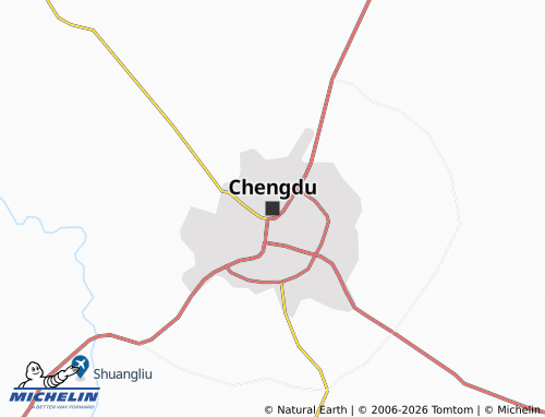 Mappa MICHELIN Chengdu - ViaMichelin