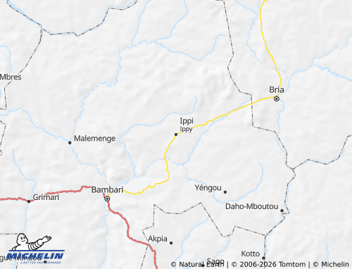 Mapa MICHELIN Ippy - ViaMichelin