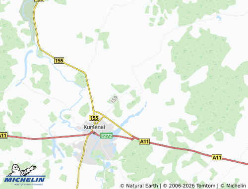 Mappa MICHELIN Drąsučiai - ViaMichelin