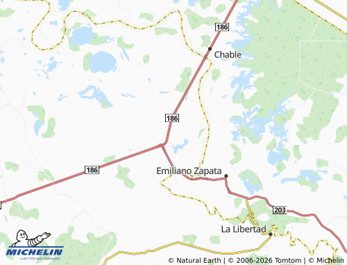 Mapa MICHELIN Juan Sabines Guerrero - ViaMichelin