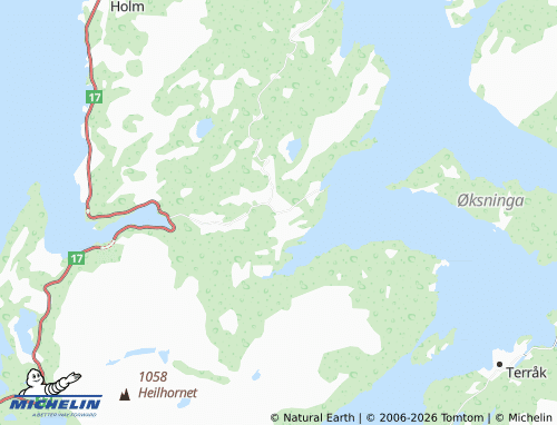 MICHELIN Bindalseidet map - ViaMichelin