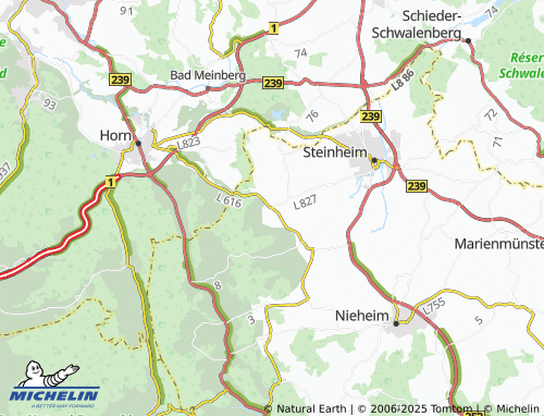 MICHELIN-Landkarte Vinsebeck - ViaMichelin