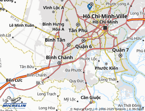 MICHELIN Phường 16 map - ViaMichelin