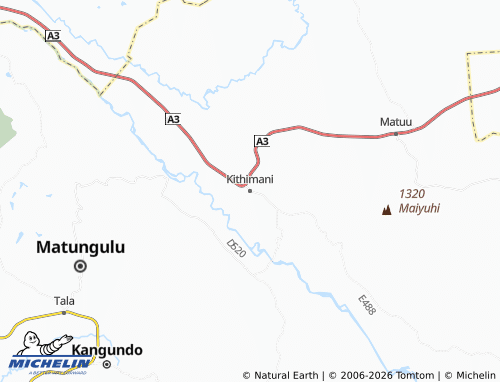 Mappa MICHELIN Kithimani - ViaMichelin