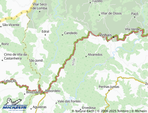 MICHELIN Curopos map - ViaMichelin