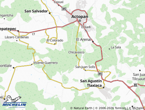 MICHELIN Manzana 2 map - ViaMichelin