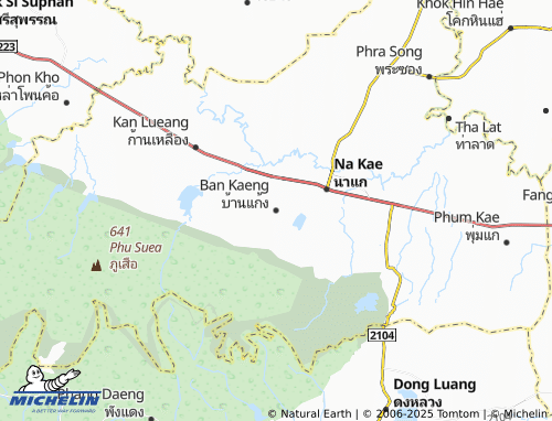 MICHELIN Ban Kaeng map - ViaMichelin