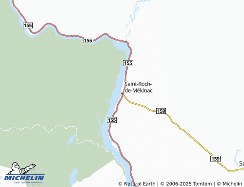 MICHELIN Saint-Roch-de-Mékinac map - ViaMichelin