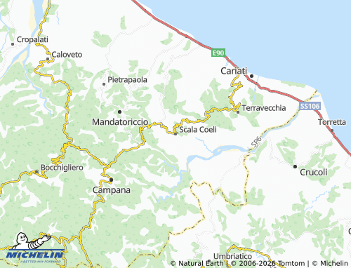 Carte MICHELIN Scala Coeli - ViaMichelin