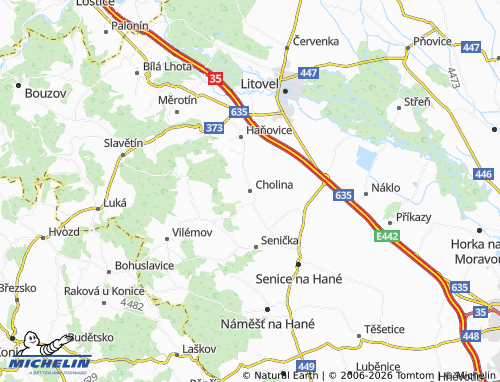 Mappa MICHELIN Cholina - ViaMichelin