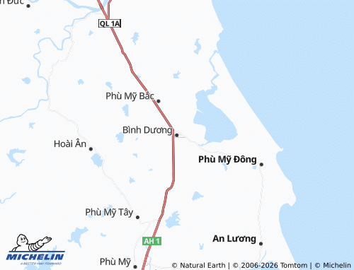MICHELIN-Landkarte Bình Dương - ViaMichelin