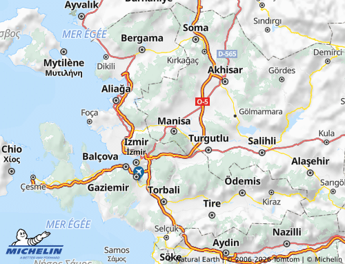 Carte MICHELIN Yunusemre - ViaMichelin