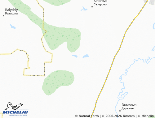 MICHELIN-Landkarte Udryak - ViaMichelin