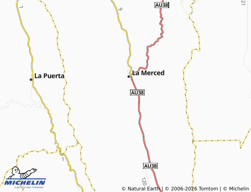 MICHELIN Monte Potrero map - ViaMichelin
