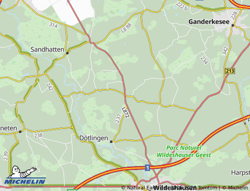 MICHELIN Neerstedt map - ViaMichelin