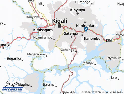 Mapa MICHELIN Nyarurama - ViaMichelin